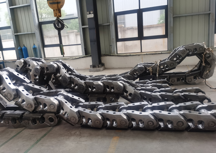 Mesin Press Rantai Horisontal Silinder Ganda 600 ton